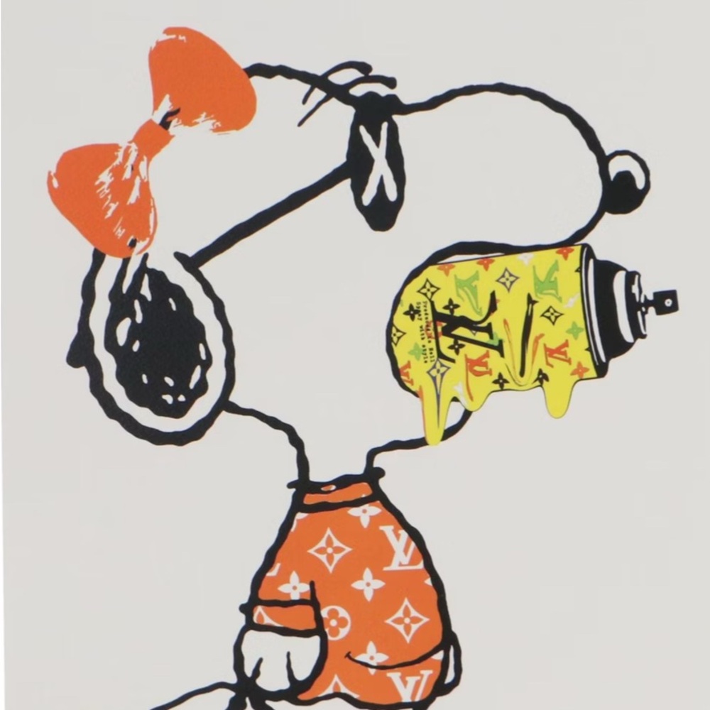 Death NYC Pop Art Graphic Print "L Hungry Snoop OY," 2019
